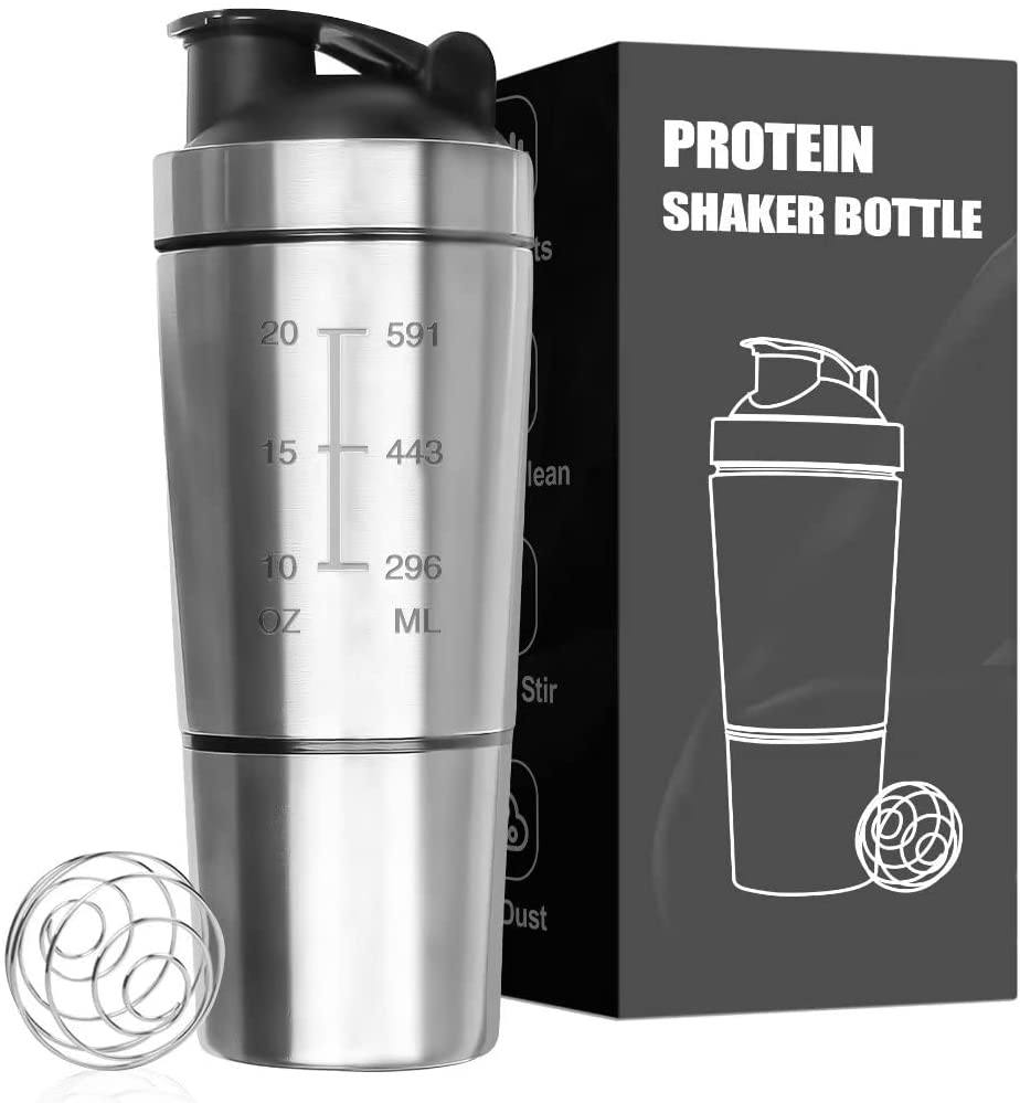 Stainless steel shaker for gym