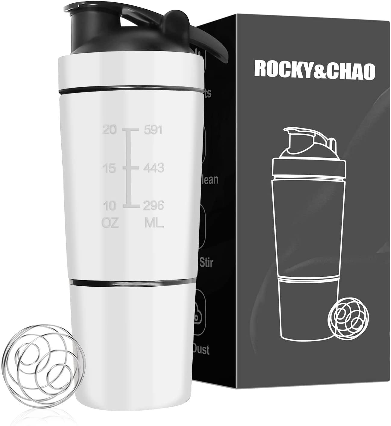 Stainless steel shaker for gym