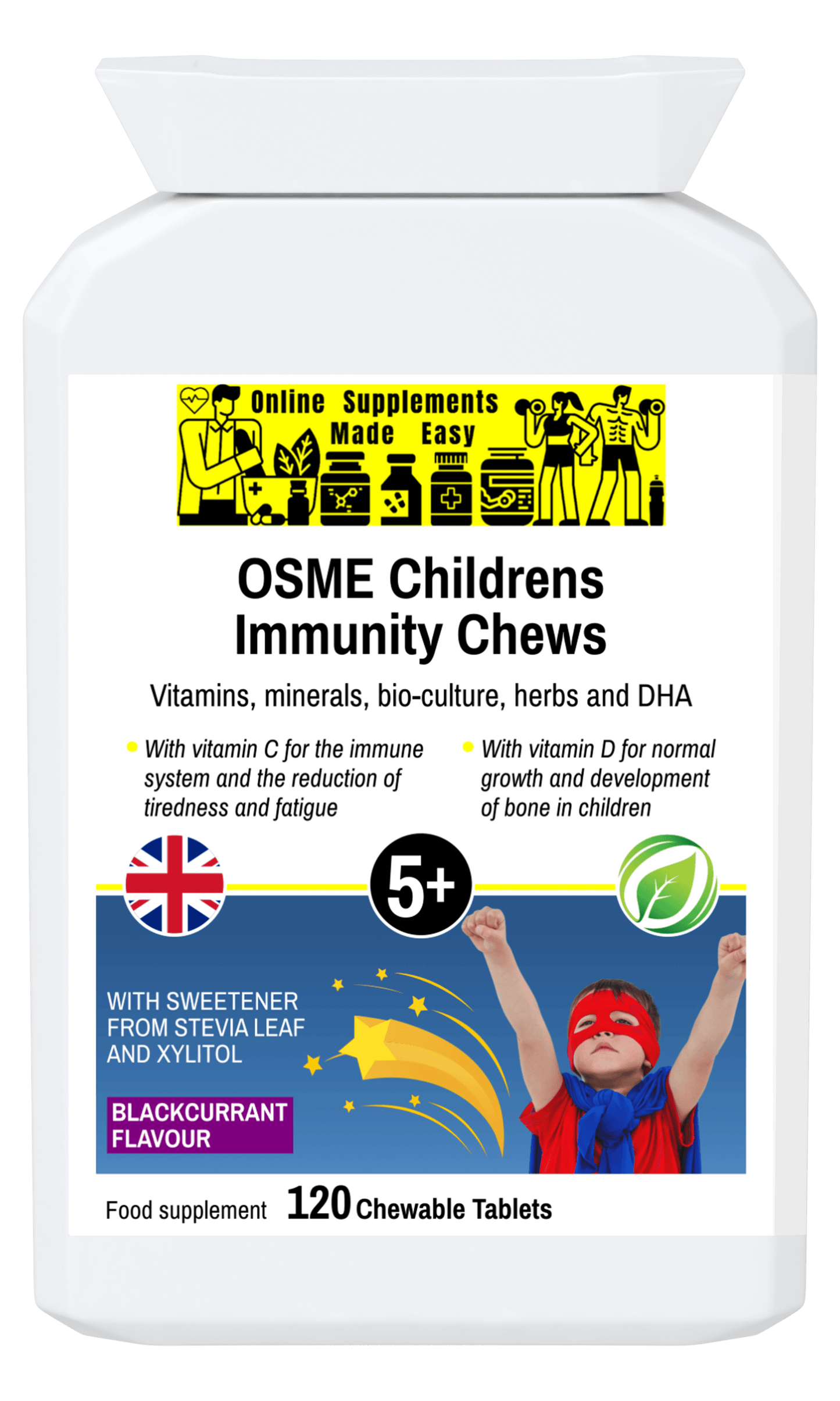 OSME Immunitäts-Kaubonbons für Kinder