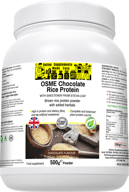 OSME Chocolate Rice Protein