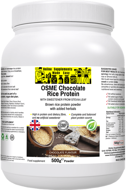 OSME Chocolate Rice Protein