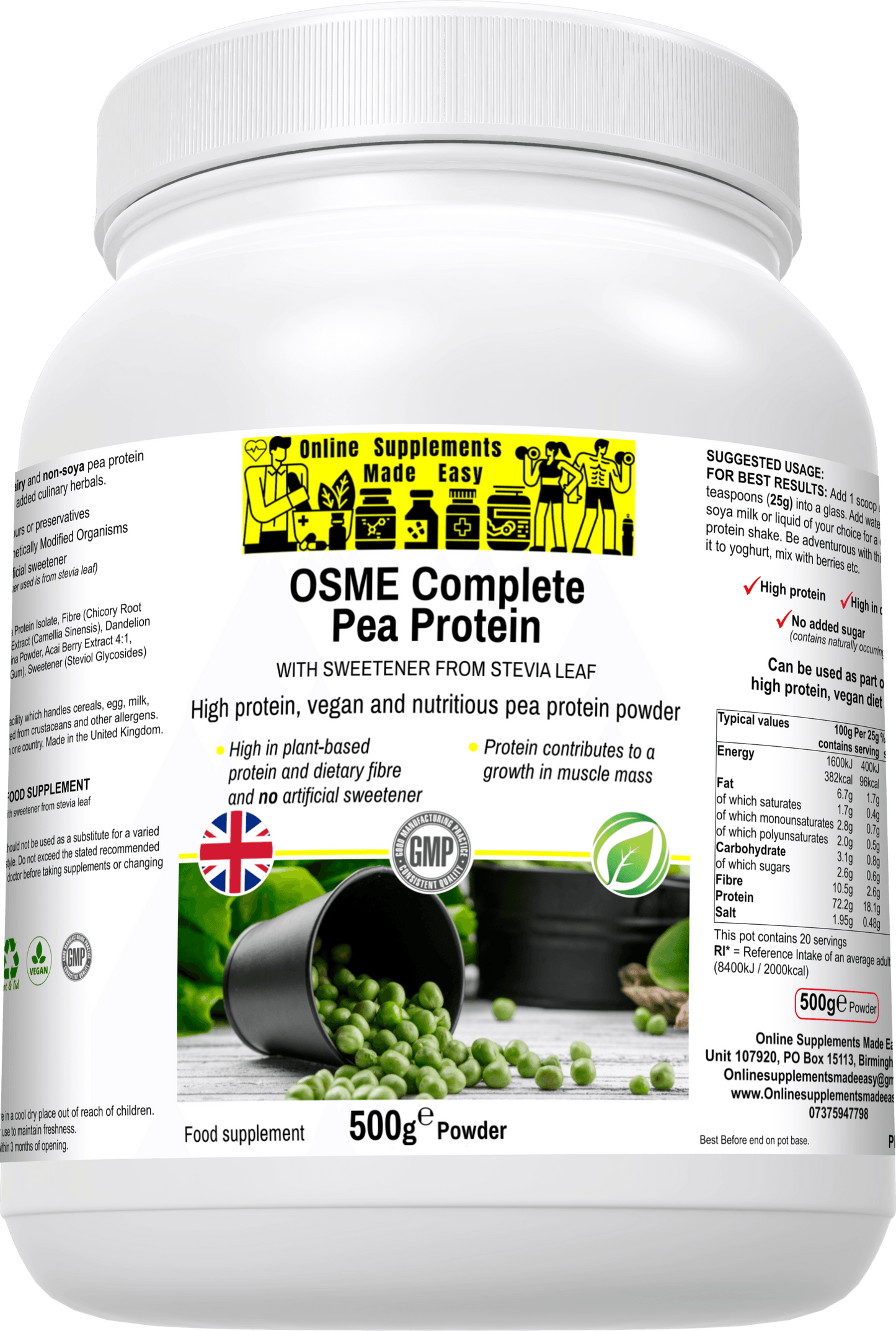 OSME Complete Pea Protein