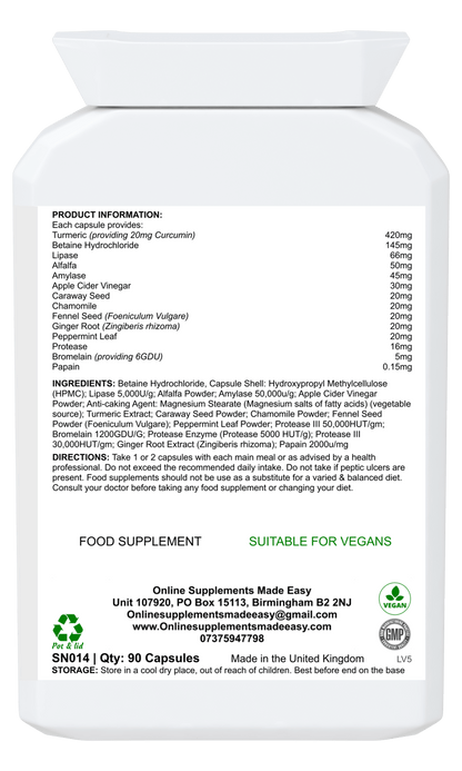 OSME-Verdauungsenzyme steigern