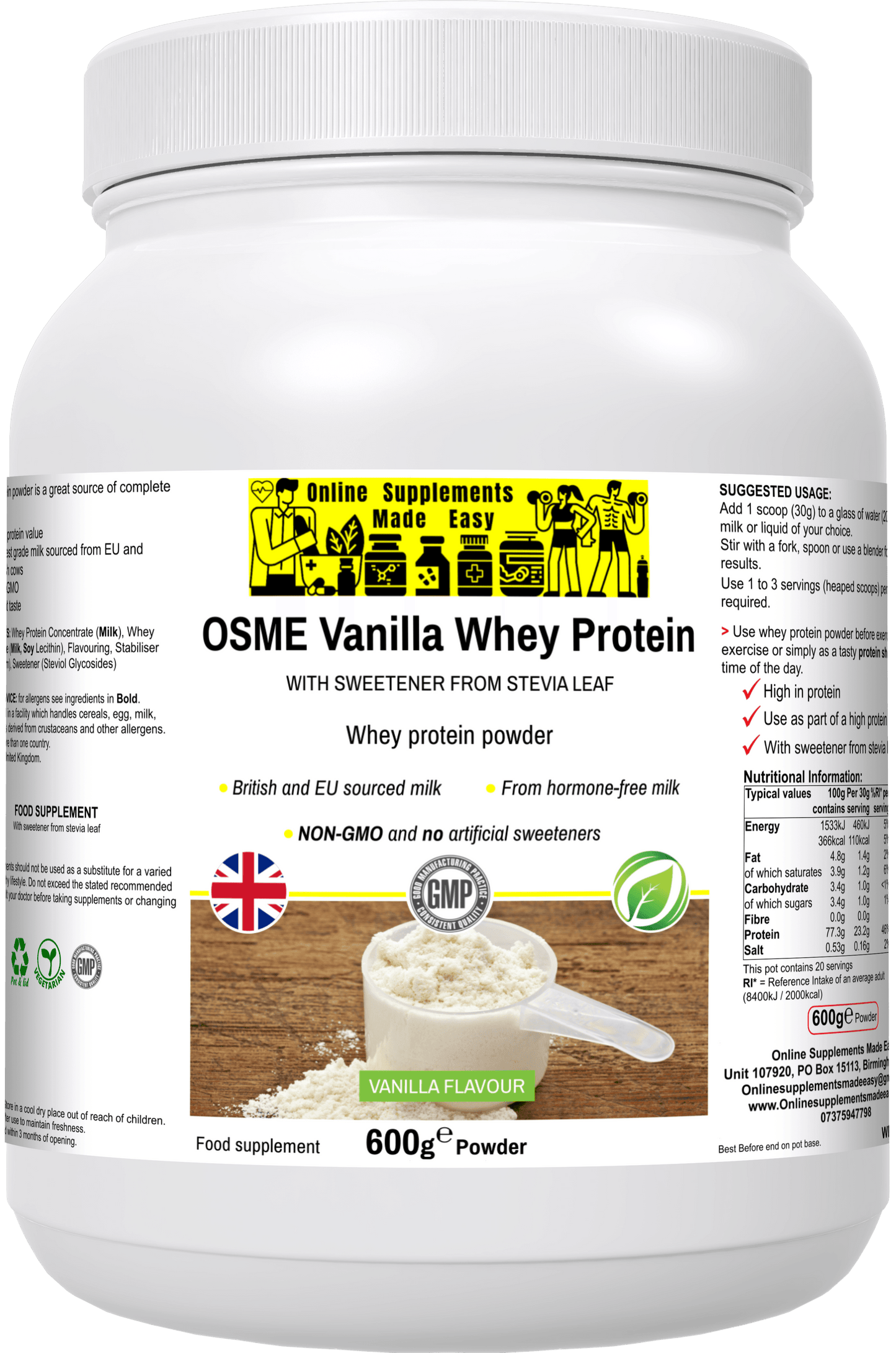 OSME Vanilla Whey Protein