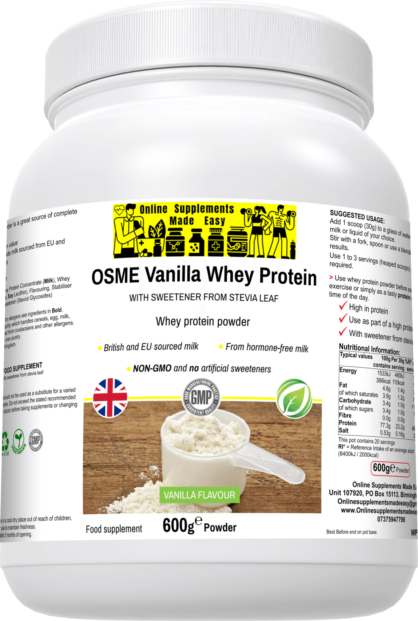 OSME Vanilla Whey Protein