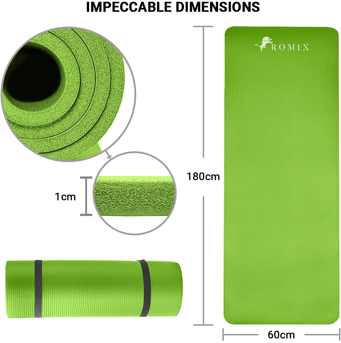 Yoga mat 10 mm thickness