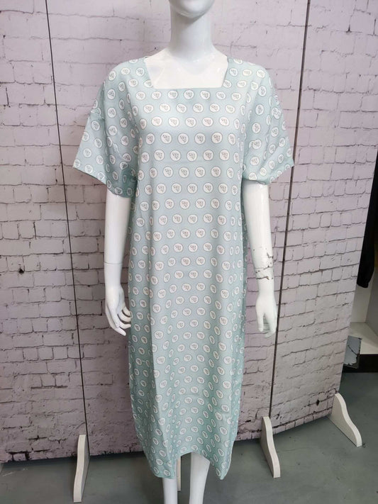 Grey Cotton Nightdress