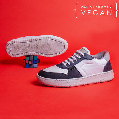 EVAN vegan and recycled sneaker in white