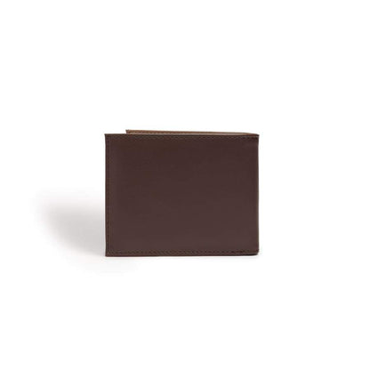 Brave Dark Brown Vegan Bifold Wallet