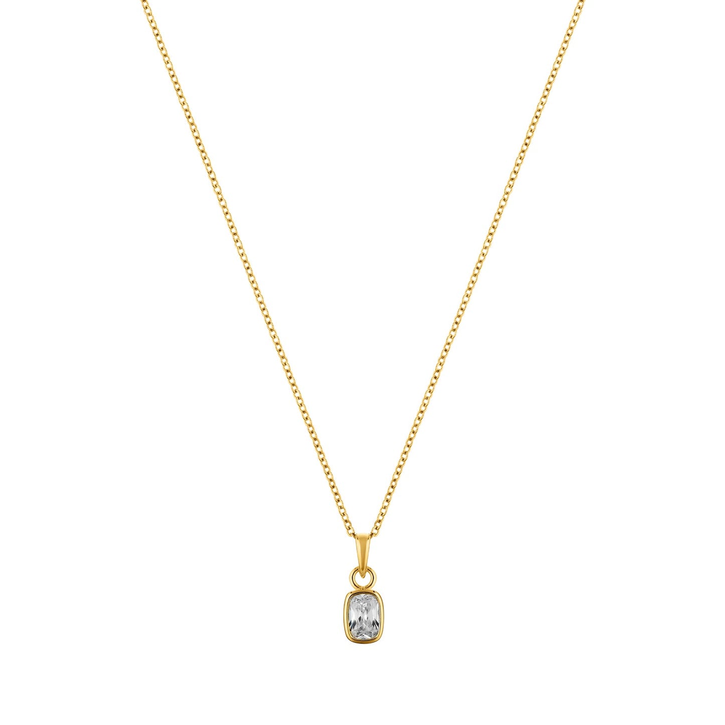 Enigma Gold plated sterling silver Necklace