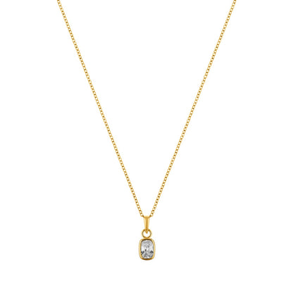 Enigma Gold plated sterling silver Necklace