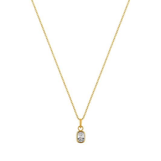 Enigma Gold plated sterling silver Necklace