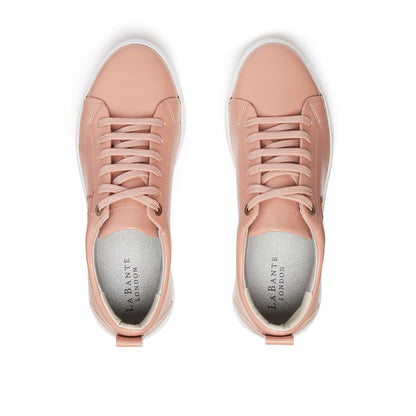 LB Nude Apple Leather Sneakers for Women