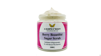 Berry beauty facial sugar scrub