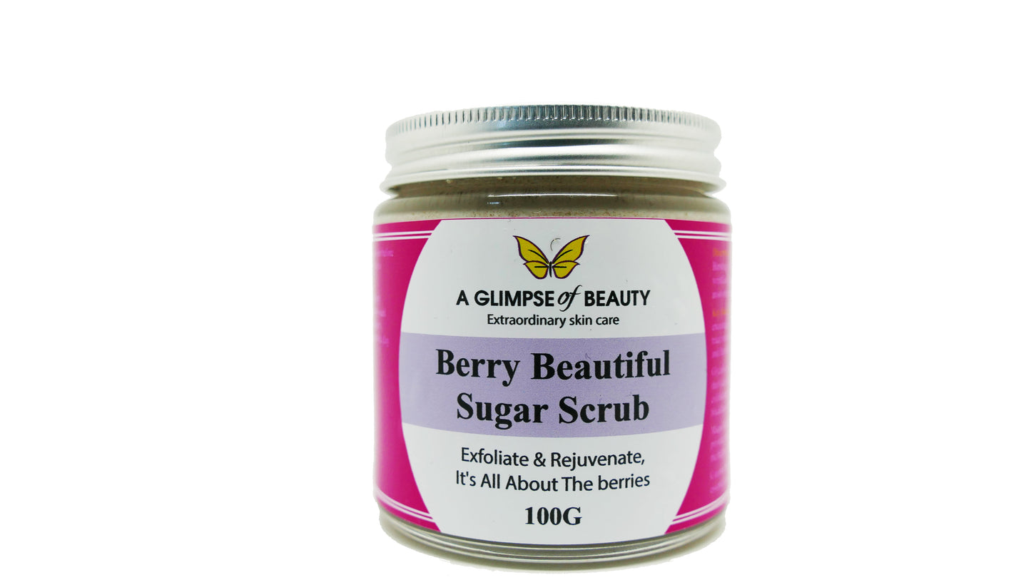 Berry beauty facial sugar scrub