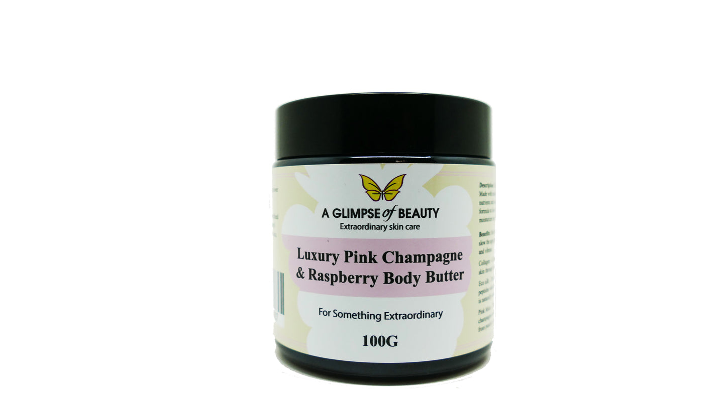 Luxury Pink Champagne & Raspberry Body Butter