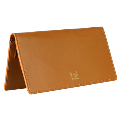 Cactus Leather Slim Wallet - Cognac