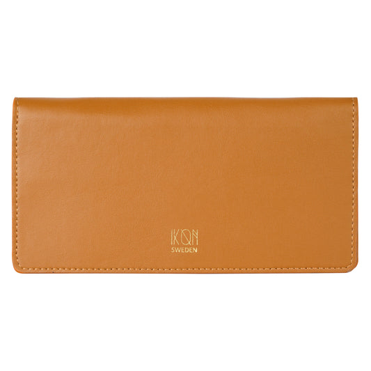 Cactus Leather Slim Wallet - Cognac