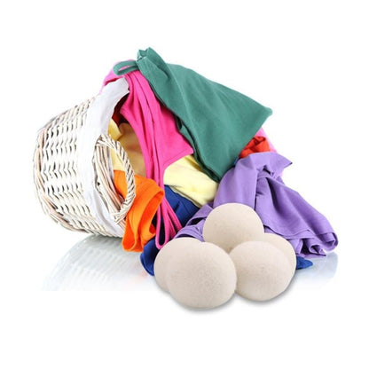 6 Wool Balls - energy saving and faster drying