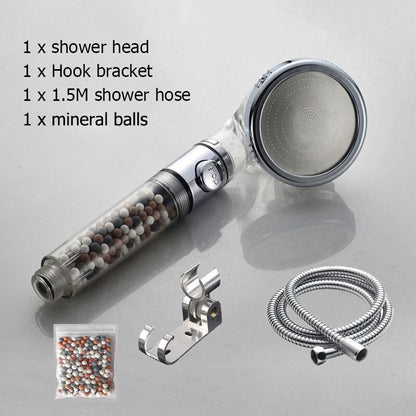 Water Saving Mineral Filter Shower Head