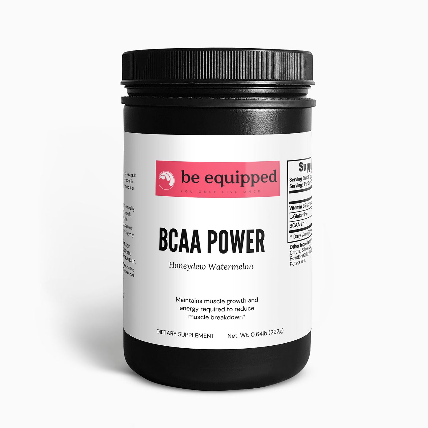 BCAA Power Powder Honeydew/Watermelon flavour to be equipped