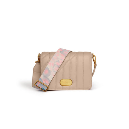 Iris Shoulder Bag in Beige