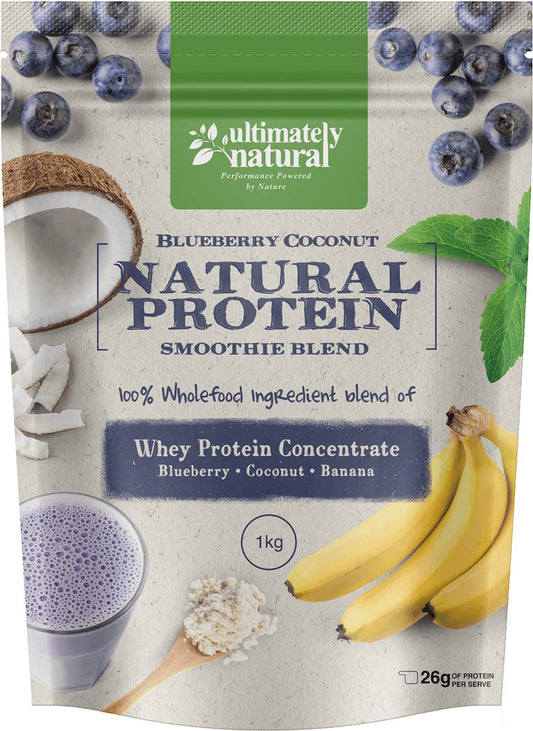 Blueberry & Coconut | Natural Whey Protein Powder