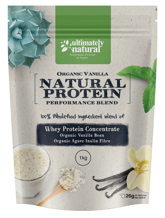 Organic Vanilla | Natural Whey Protein Powder