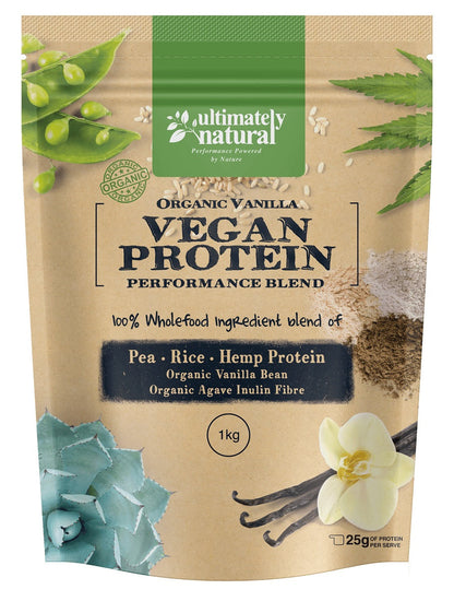 Organic Vanilla Bean | Natural Vegan Protein Powder