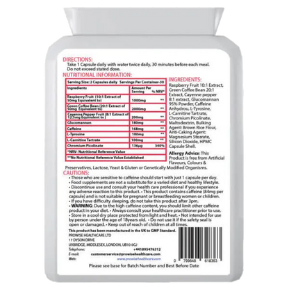 Prowise Glucomannan- und Himbeer-Fortschrittsformulierung | Geeignet für Vegetarier und Veganer | Hergestellt in UK