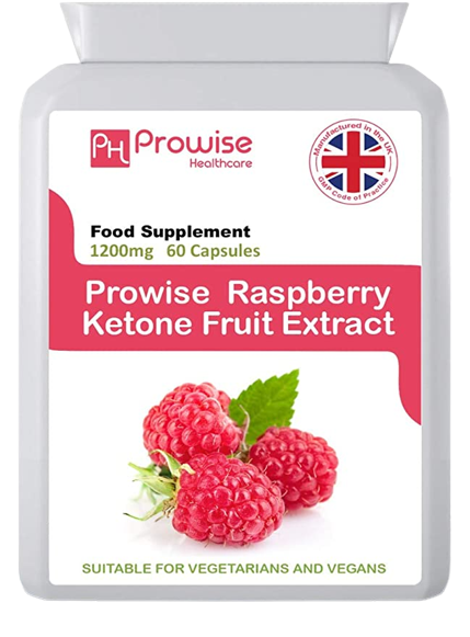 Prowise Raspberry Ketones Capsules Super Strength UK Manufactured 60 Capsules | Made In UK