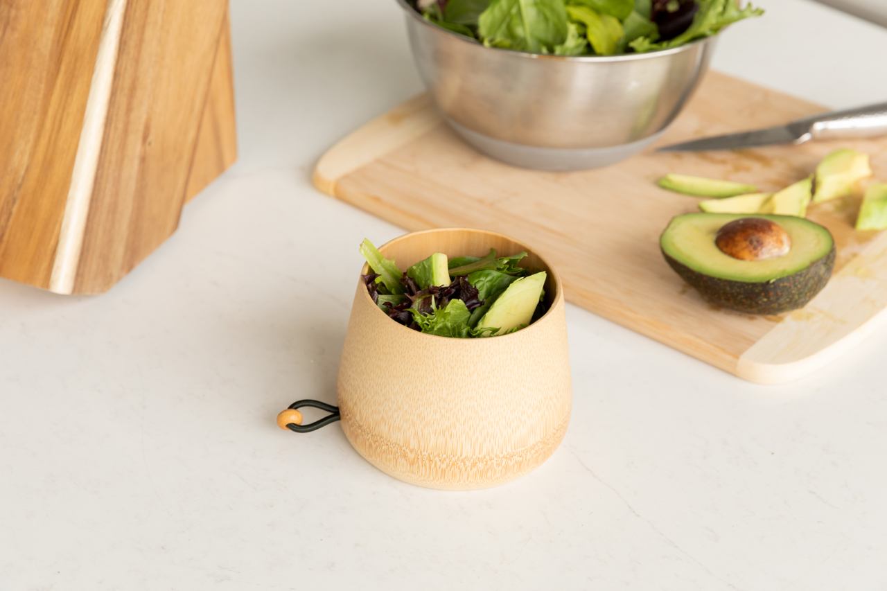 Bamboo Salad Bowl