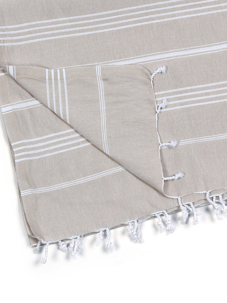 Pure Series Sustainable Turkish Towel Beige