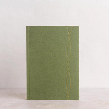 A5 Notebook by LSW London in Mid Green