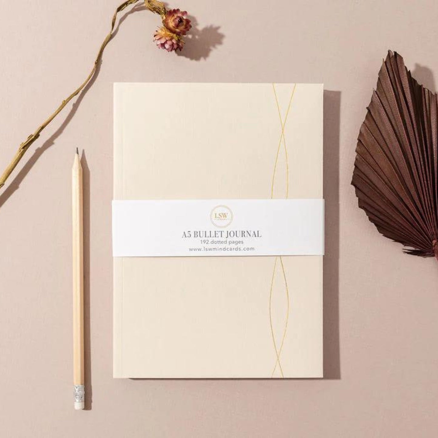 A5 Notebook in Mist by LSW London