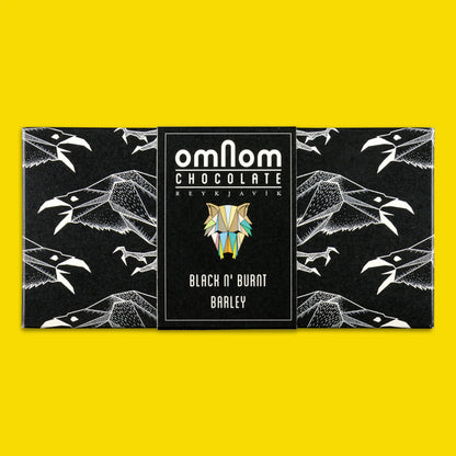 Black n' Burnt Barley Chocolate Bar by OMNOM