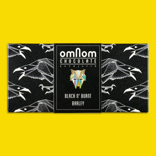 Black n' Burnt Barley Chocolate Bar by OMNOM