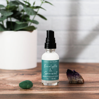 Eucalyptus and Spearmint Aromatherapy Spray