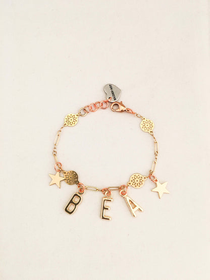 Letter Bracelet Personalized for Women. Name Bracelet.