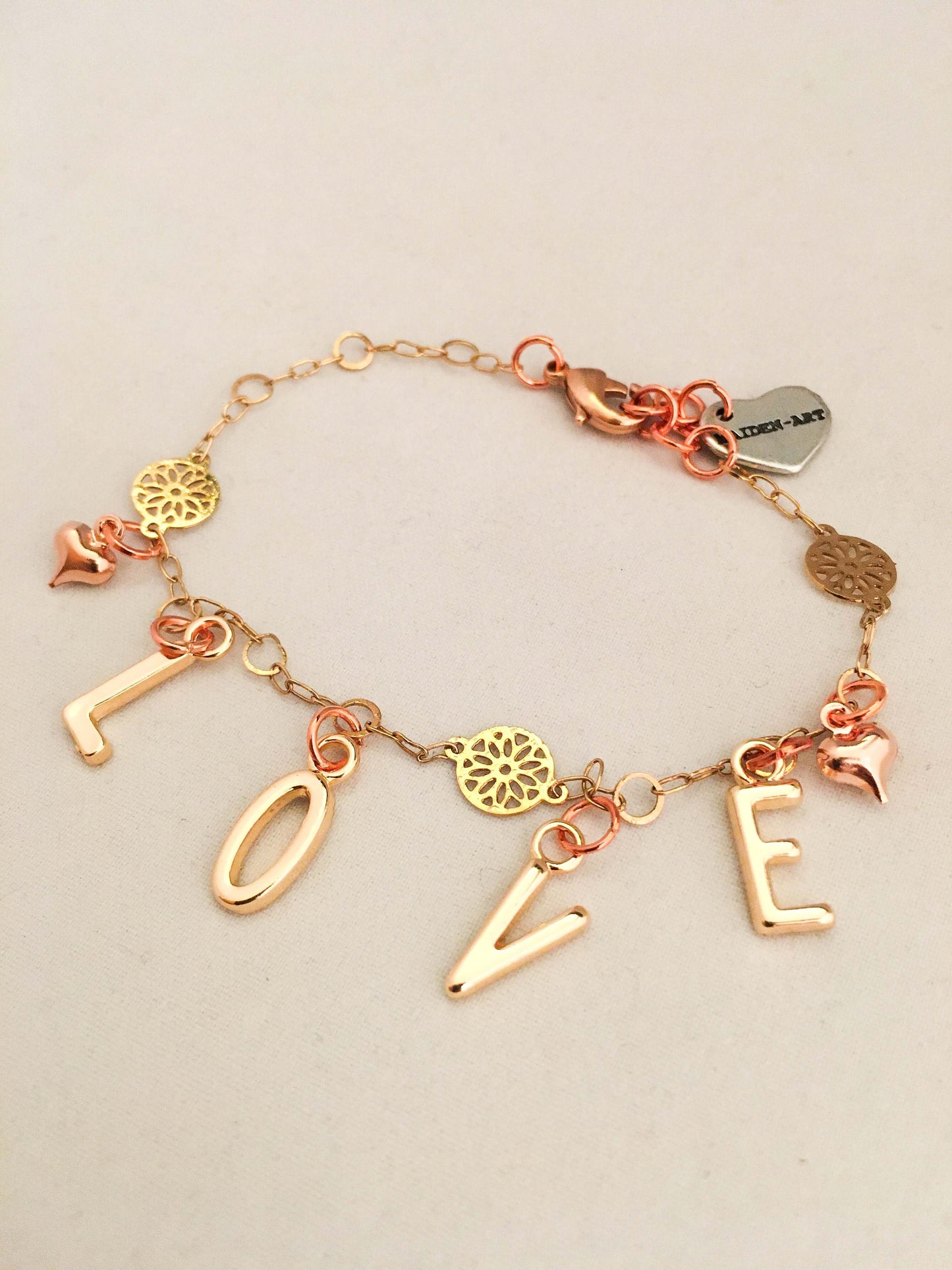 Letter Bracelet Personalized for Women. Name Bracelet.