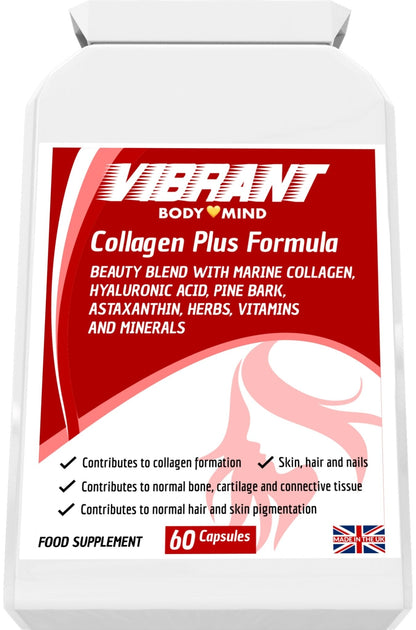 Collagen And Hyaluronic Acid - Collagen Hyaluronic Acid Complex 90 Tablets - Marine Collagen Tablets - Hydrolysed Marine Collagen with Hyaluronic Acid