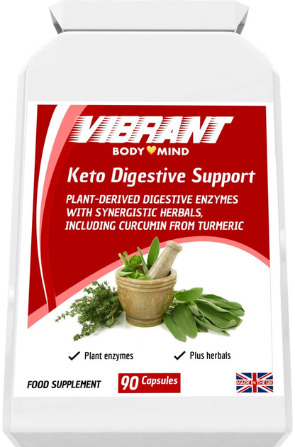 Digestive Enzyme Supplement - Pure Amylase, Protease, Bromelain - Digest Carbohydrates, Fats, Proteins - Digestive Enzymes & Probiotic Supplement