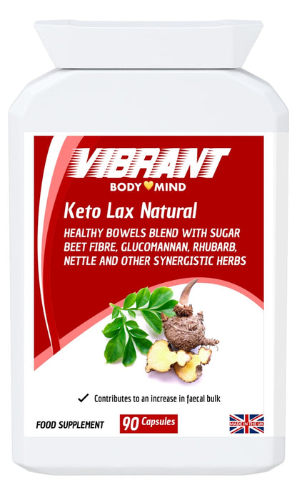 Keto Lax - 100% Herbal Colon Cleanse for Constipation, Bloating and Gas Relief -  Makes Your Bowel Movements Easier - Pure Herbal Formula