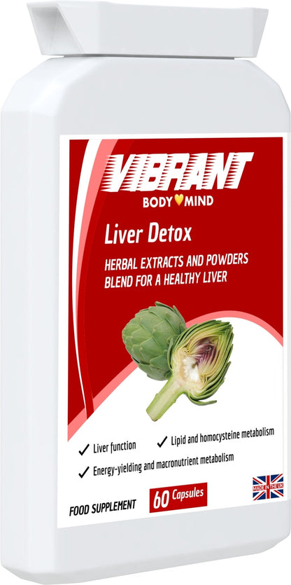 Liver Detox - Love Your Liver in 7 Days - Liver Detox Supplement for Men and Women - Cleanse Liver Naturally - Safe Liver Cleanse 60 Capsules