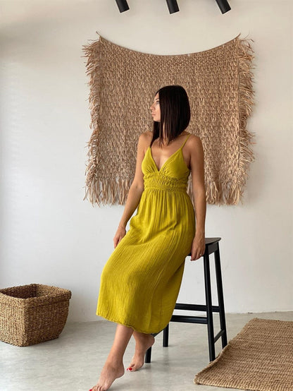 Long Organic Summer Dress