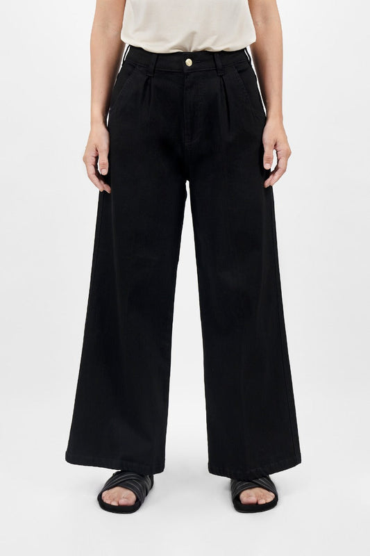 Los Angeles- High raise wide leg jeans- Celeste