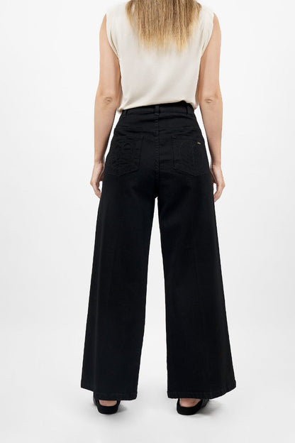 Los Angeles- High raise wide leg jeans- Celeste