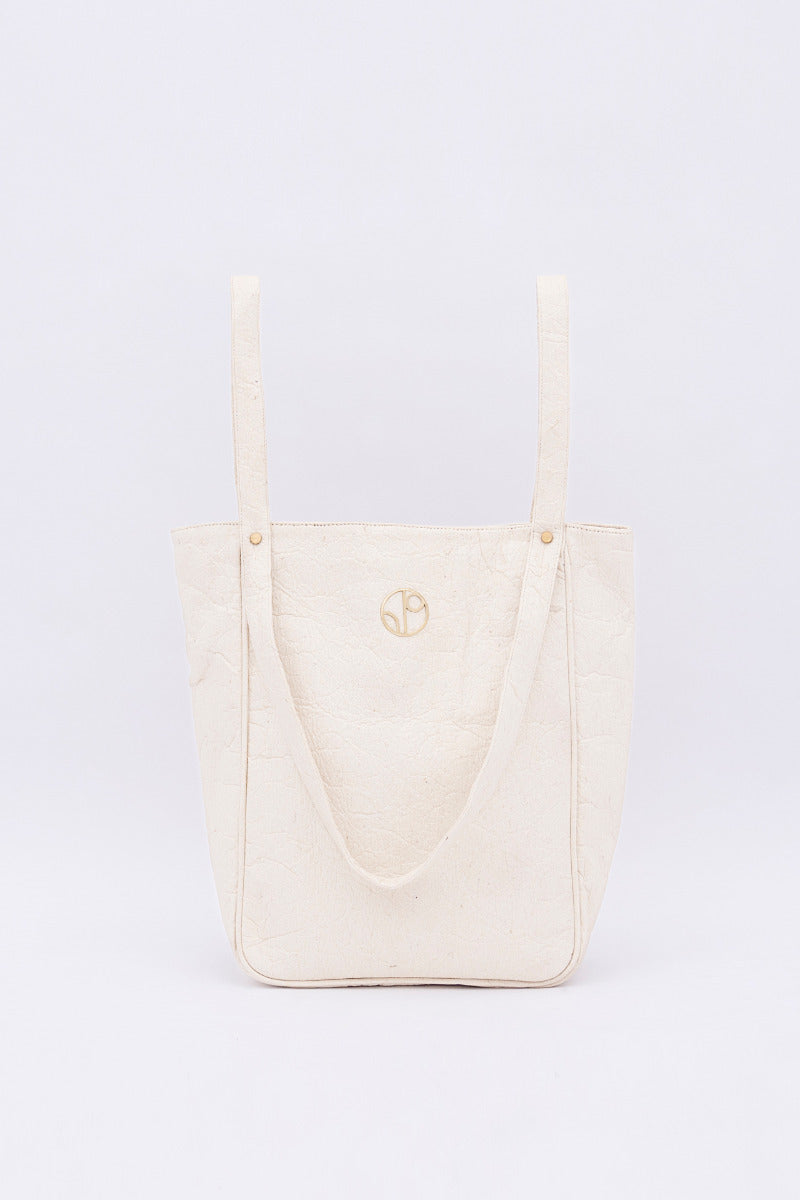 Tokyo NRT - Piñatex® Tote Bag - Latte