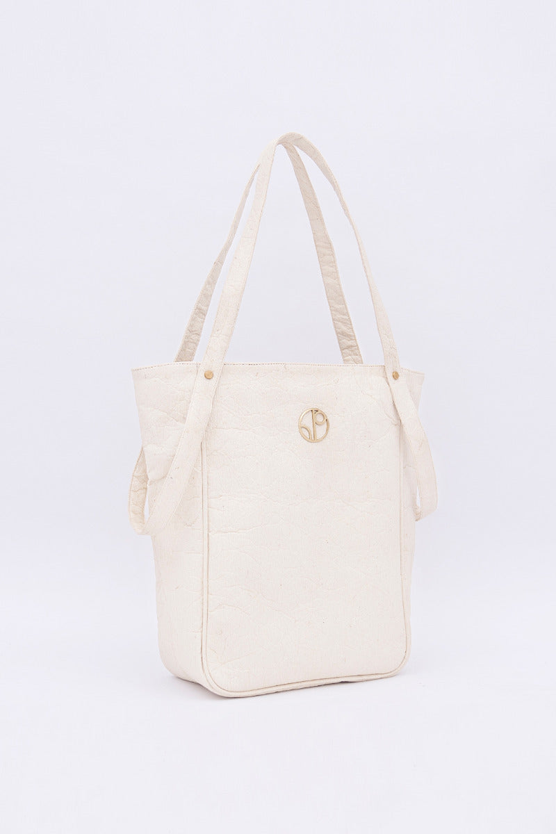 Tokyo NRT - Piñatex® Tote Bag - Latte