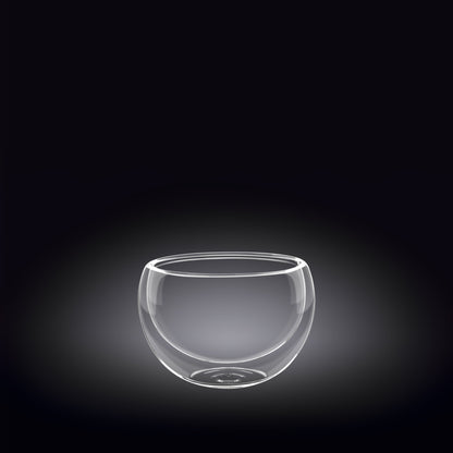 Double-Wall Vacuum Sealed Thermo Glass Bowl 4.1 Fl Oz | 120 Ml